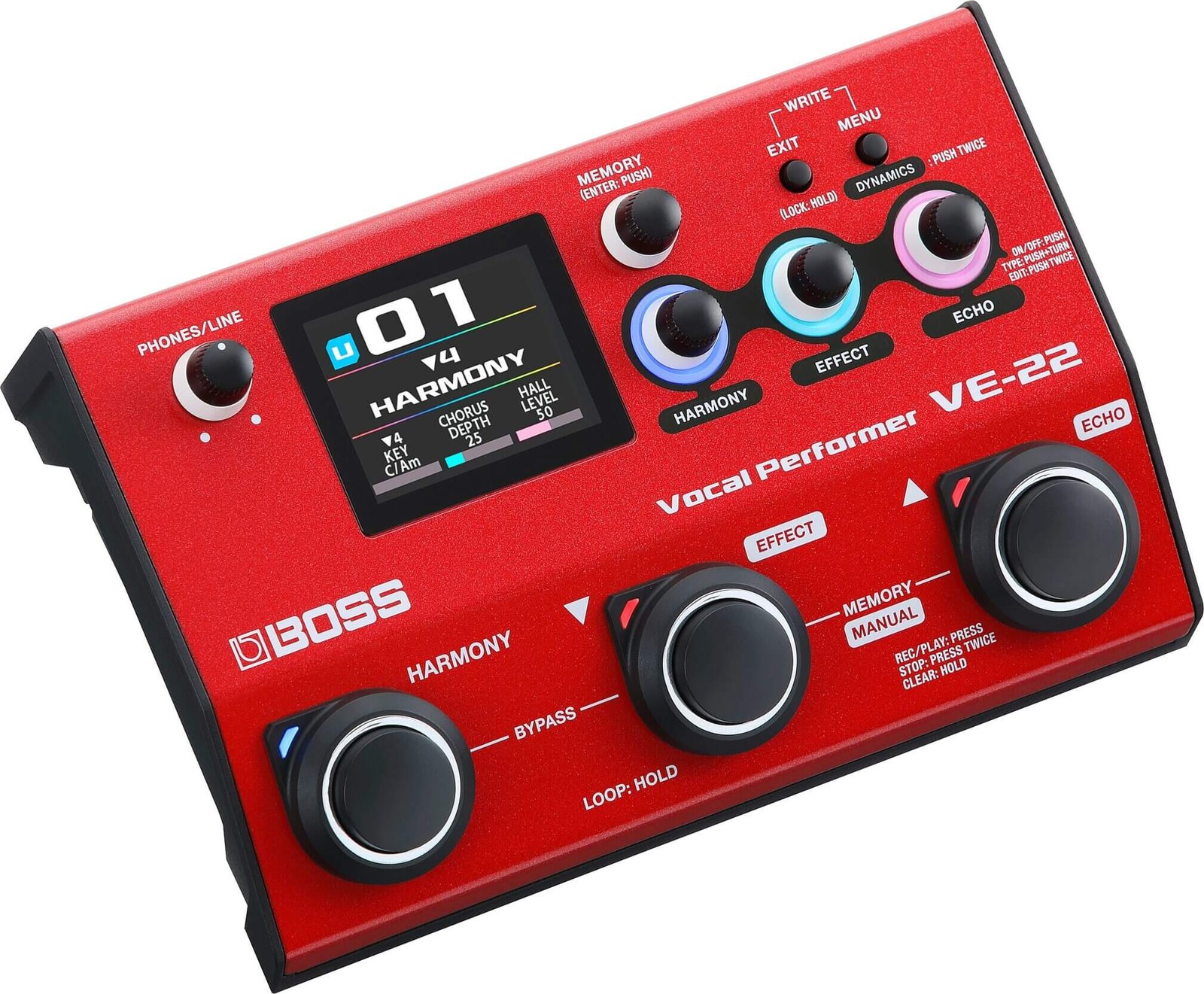Boss VE-22 Vocal Performer Peda