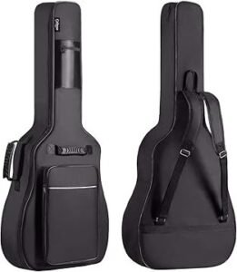 CAHAYA Guitar Bag Upgraded Premium Version for 40 41 42 Inch Acoustic Guitar Gig Bag 0.5in Thick Sponge Overly Padded Water Resistent