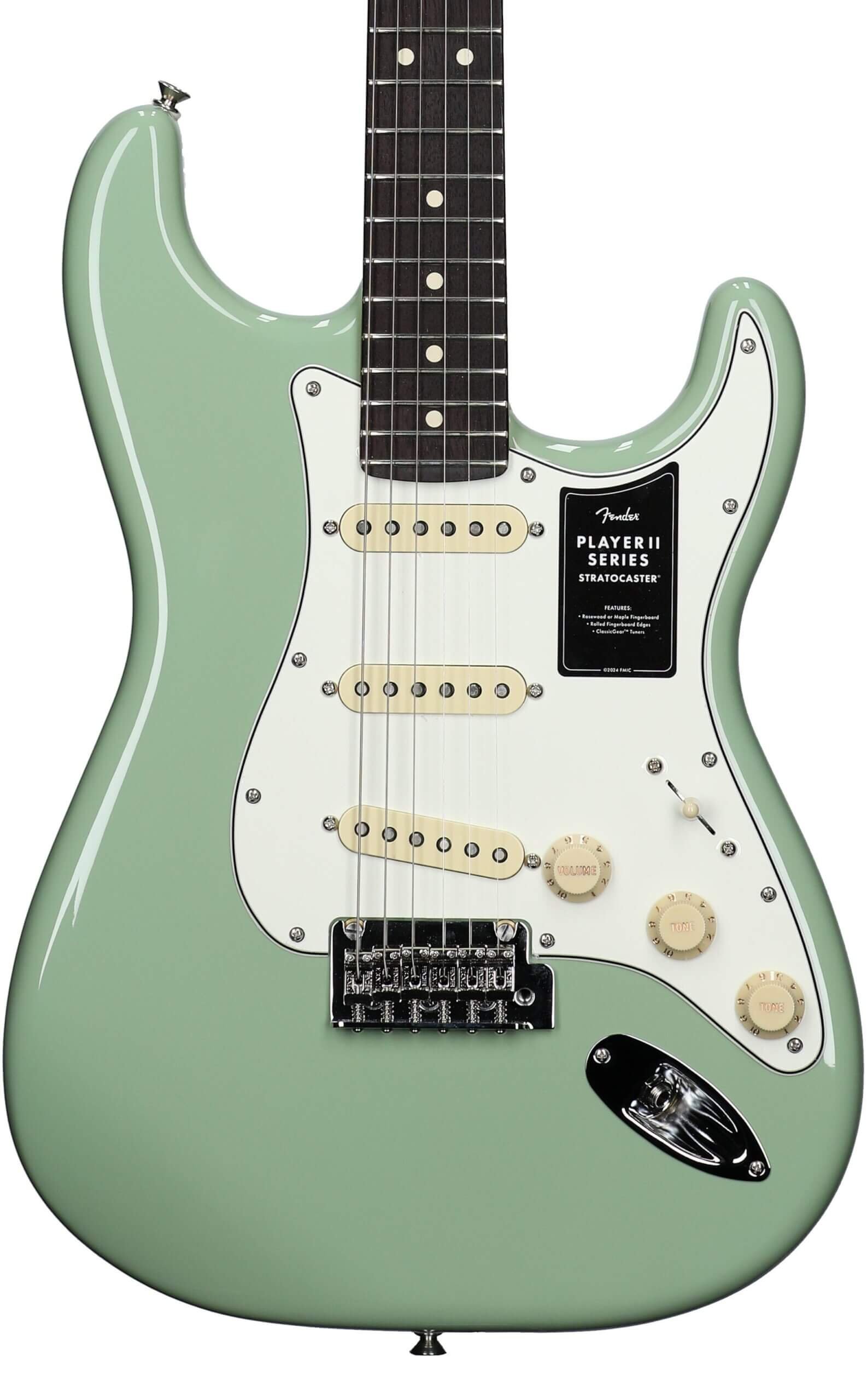 Fender Player II Stratocaster Electric Guitar, with Rosewood Fingerboard, Birch Green