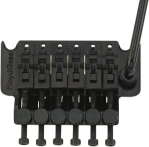 Floyd Rose Original Electric Guitar Tremolo System Kit | Color: Black | Contains All Hardware Parts Needed to Install Bridge, Springs & Claw, Mounting Studs, Arm | Legendary Double-Locking Whammy Bar
