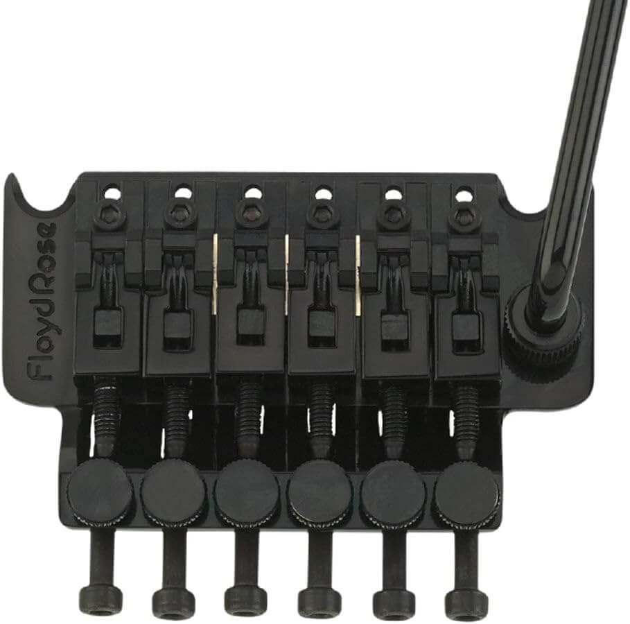 Floyd Rose Original Electric Guitar Tremolo System Kit | Color: Black | Contains All Hardware Parts Needed to Install Bridge, Springs & Claw, Mounting Studs, Arm | Legendary Double-Locking Whammy Bar