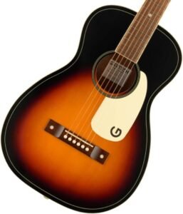Grestch Jim Dandy Parlor 6-String Right-Handed Acoustic Guitar with Walnut Fingerboard and Nato C-Shaped Neck (Rex Burst)