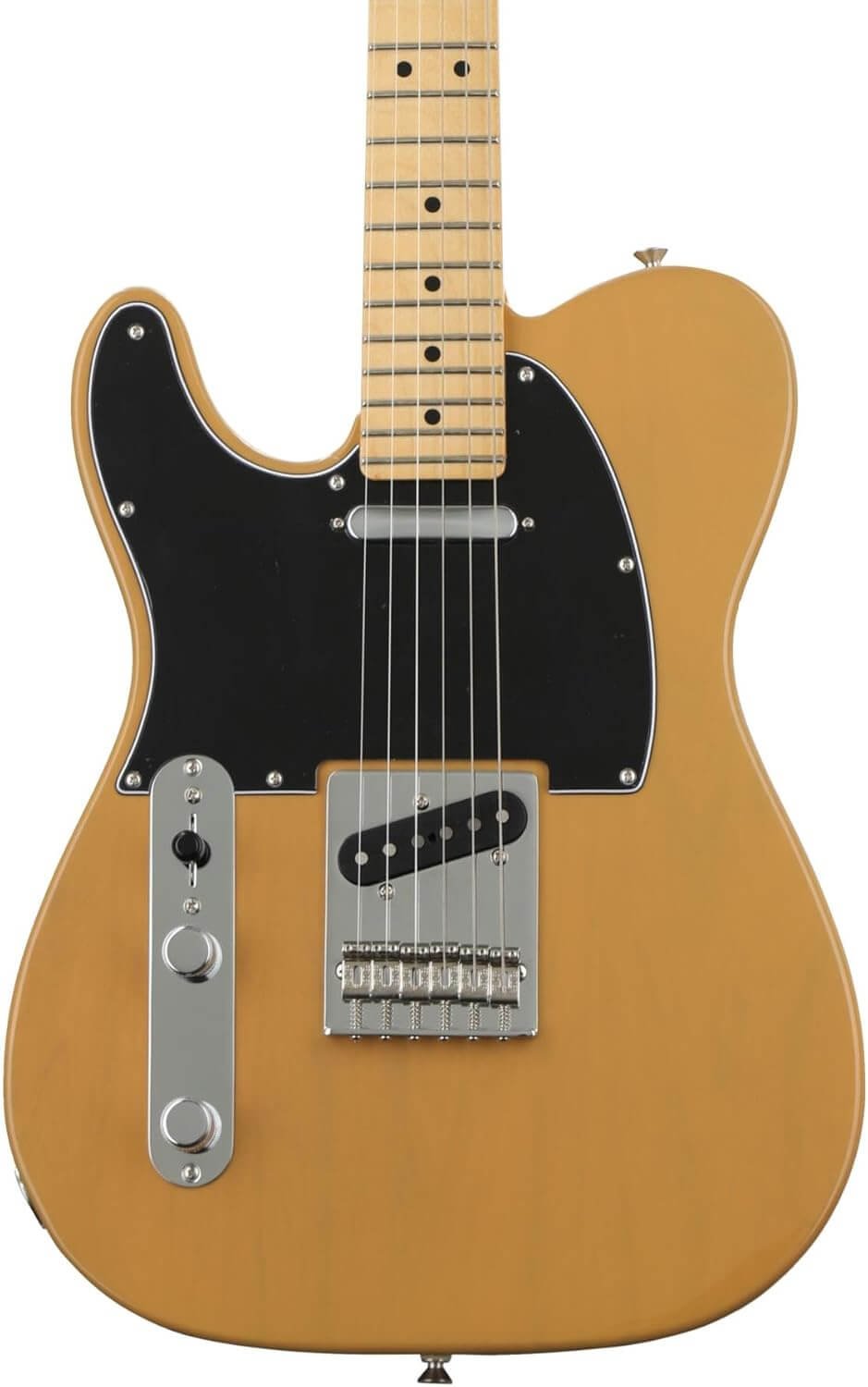 Fender Player Telecaster SS Electric Guitar, Butterscotch Blonde, Maple Fingerboard, Left-Handed