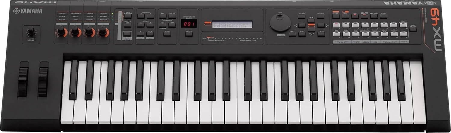 Yamaha MX Series 49-Key Music Production Synthesizer for Studio, Stage and Home, Motif Sound Engine, Lightweight Keyboard
