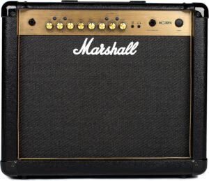 Marshall MG30GFX Black and Gold amplifier for songwriting and creativity