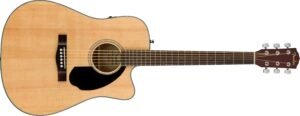 Fender CD-60SCE acoustic-electric guitar in natural finish