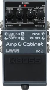 BOSS IR-2 Amp & Cabinet guitar pedal