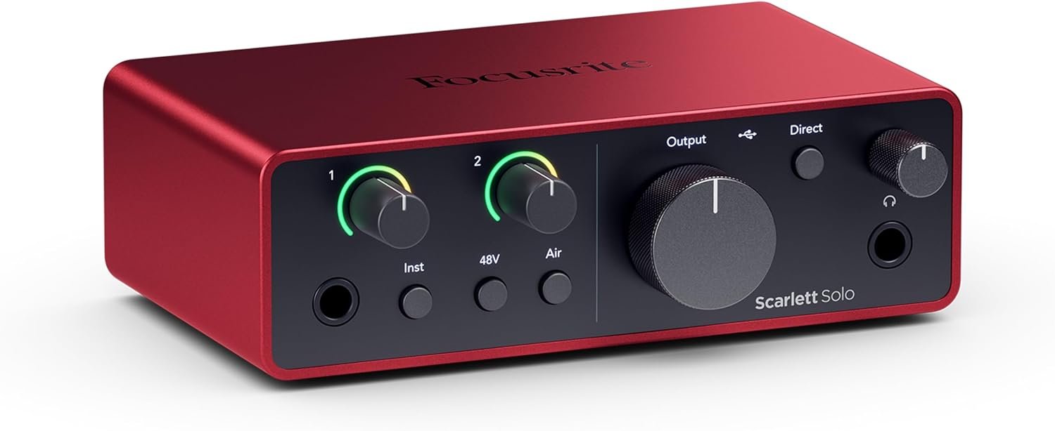Focusrite Scarlett Solo 4th Gen audio interface