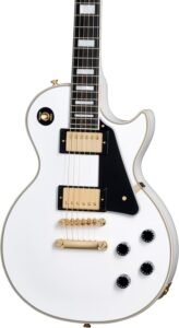 Epiphone Les Paul Custom electric guitar in Alpine White