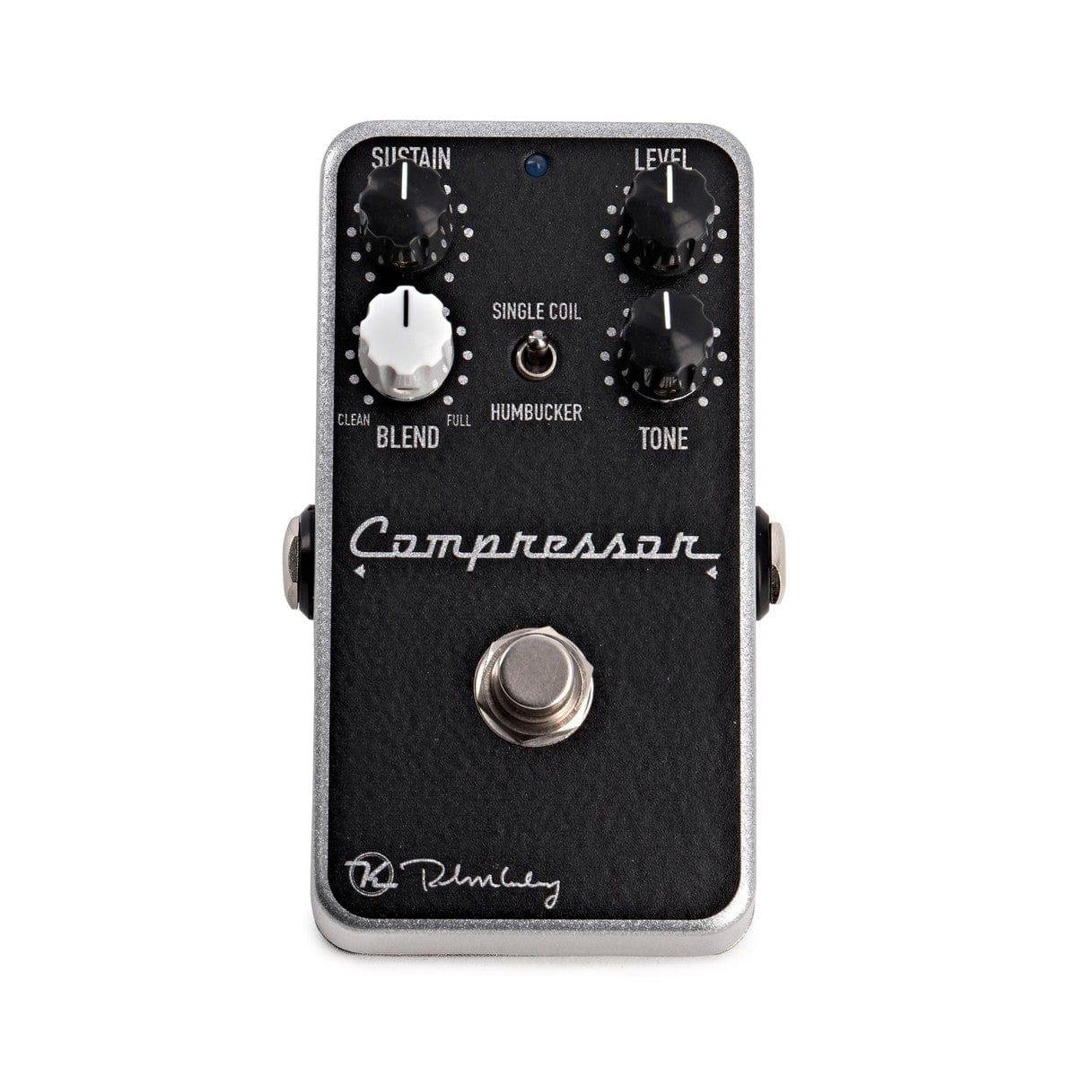 Keeley Compressor Plus guitar effects pedal in black with four control knobs