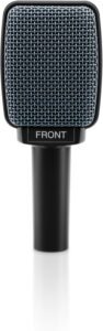 Sennheiser e906 black dynamic instrument microphone with flat front grille