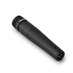 Shure SM57 dynamic instrument microphone for recording electric guitar amplifiers