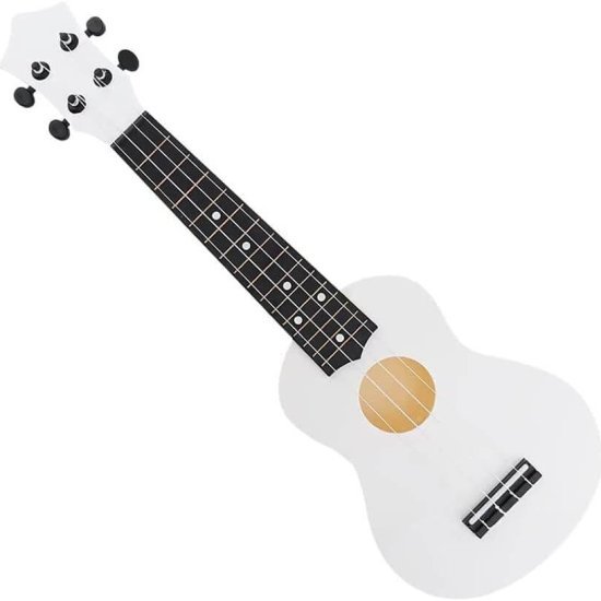21 Inch Soprano Ukulele 15 Fret 4 Strings Hawaii Guitar Ukelele Musical Instruments with Pick for Beginner Beautiful Melodies