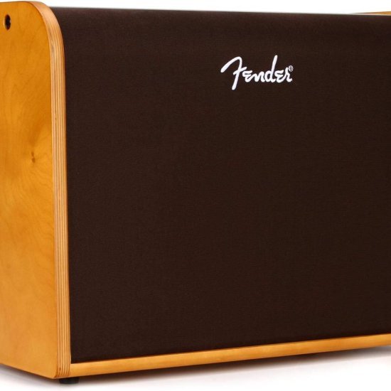Fender Acoustic Guitar Amp, 100 Watts, with 2-Year Warranty Bluetooth Speaker, 8 Inch Full-range Speaker, 14Hx18.5Wx9.25D inches, Wood, Natural Blonde